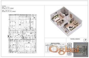 Dvosoban stan 49 m², Telep! 2. sprat! Sa pdv-om!