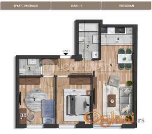 NOVI SAD - TELEP - 59.00 m2