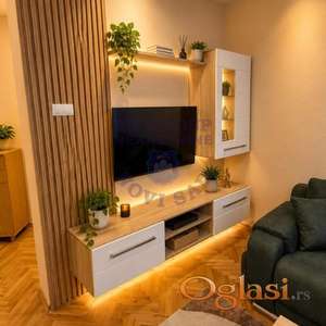 Izdaje se potpuno namešten,komplet renoviran dvosoban stan površine 54m² na Grbavici.