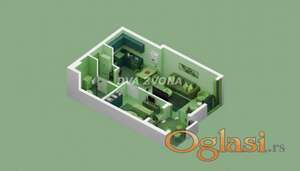 PODBARA – MODERAN DVOSOBAN STAN 40,52 m²