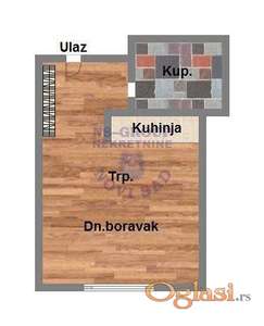 Garsonjera u izgradnji na Telepu