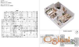 Južni Telep-Fantastičan Dvosoban stan 51 m2 na Top Lokaciji-povrat PDV-065/385 8880
