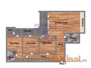 Cetvorosoban stan na Podbari