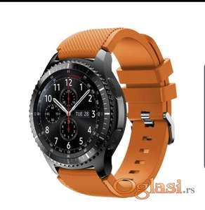 Narandžasta narukvica Galaxy Watch Huawei Watch 20mm i 22mm