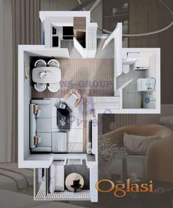 Dvosoban u izgradnji!