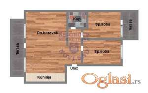 Trosoban, 67m2 Miseluk