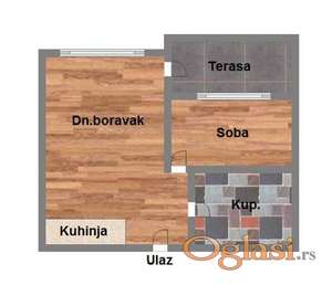 Odličan dvosoban stan u izgradnji u Petrovaradinu.