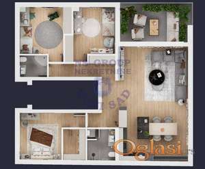 ČETVOROSOBAN - BULEVAR PATRIJRHA PAVLA