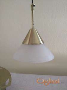 moderan luster sa dve viseće lampe