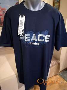 Nova muska pamucna majica Benx u velikom broju 3XL 4XL Teget Novo