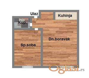 ~ Komforan dvosoban stan sa PDV-om na Bul. Evrope ~