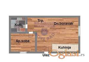 Jednoiposoban - 27m2 - Veternik