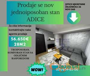 Jednoiposoban na Adicama - 28m2 !