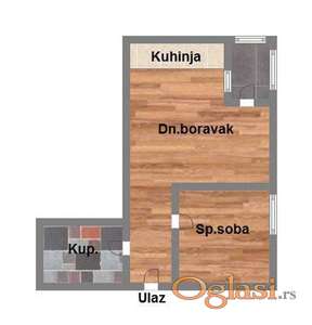 - Skockan dvosoban 39m2 - TELEP -