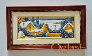 Ulje na lesonitu - Moj salas, prelepa slika!