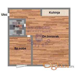 Jednoiposoban stan na Sajmu, 46m2