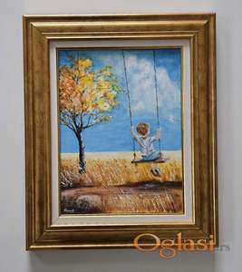 Na krilima jeseni - akril na platnu. Prelepo!