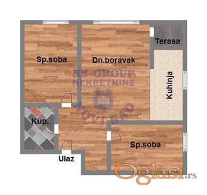 Izgradnja-trosoban stan od 60m2 na Telepu!