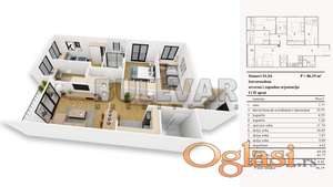 Novogradnja u blizini Doma zdravlja 4.5, 86.19 m2