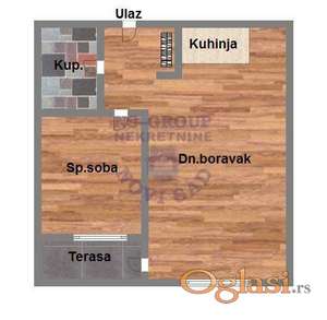 Dvosoban stan - izgradnja - sa PDV-om