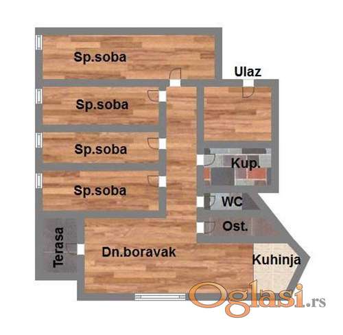 Petosoban stan u izgradnji