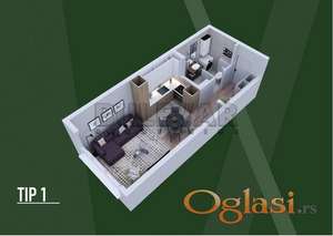 Garsonjera u luksuznoj novogradnji