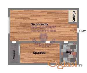 Odličan dvosoban stan na Telepu!