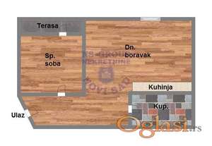 Dvosoban - 41m2 - Veternik