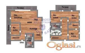 Petosoban stan na Telepu