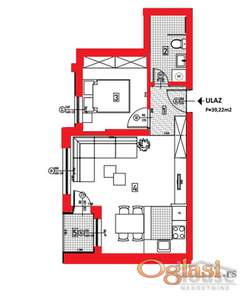 STAN - NOVI SAD - TELEP - 39m2 - 90200 evra