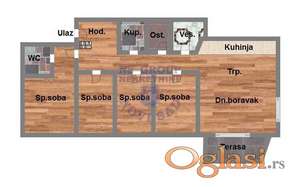 Petosoban - 117m2 - Petrovaradin