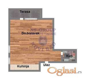 537256-Jednoiposoban stan u izgradnji-Telep