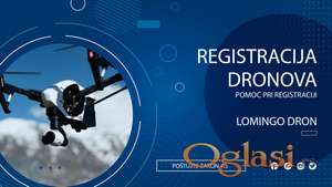 Registracija drona-upis u evidenciju dronova RS