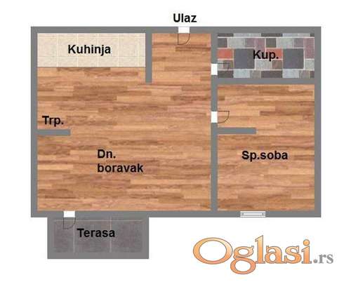 Dvosoban stan na atraktivnoj lokaciji!