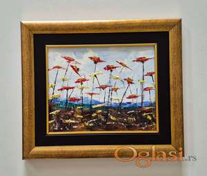 Ulje na platnu - Prolecno cvece, prelepo!