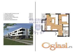 Adice – 1.5 stan, 37m², terasa, prvi sprat, PDV u ceni! Monika 065/448-4648