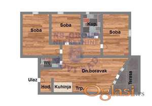 Trosoban stan u izgradnji sa PDV-om Paragovo Sremska Kamenica