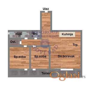 Trosoban stan na Telepu,72m2