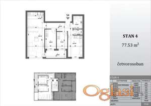 ~~~ Odličan stan i odličan raspored, nadomak TVRĐAVE ~~~