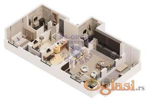 Troiposoban 106m2, Telep