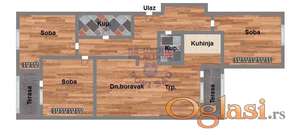 Cetvorosoban stan u izgradnji na Podbari