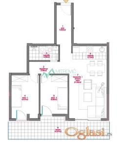 TELEP - Odličan trosoban stan u izgradnji 68m2, mogućnost povrata PDV-a 