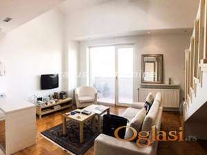 Grbavica-Namešten Dupleks 62 m2 u Braće Ribnikar-Zakupnina 600e-065/385 8880
