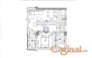 dvosoban 48m2 u izgradnji, bul.pat.pavla