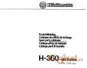 Hurlimann 360 - Katalog delova