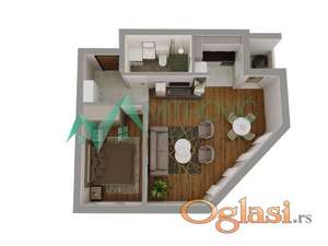 Petrovaradin - Jednoiposoban stan, 46 m2  