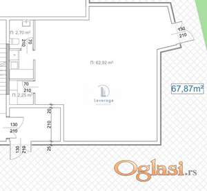 Poslovni prostor, Kaluđerica, 68 m2 + pdv 20%