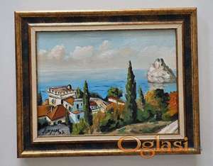 Ulje na platnu - Mediteranska razglednica