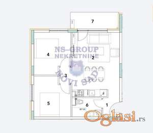 Na prodaju trosoban stan od 58m2 u izgradnji u Vrdniku