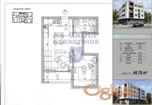 Dvosoban 41m2 - Telep - rok kraj 2027.g